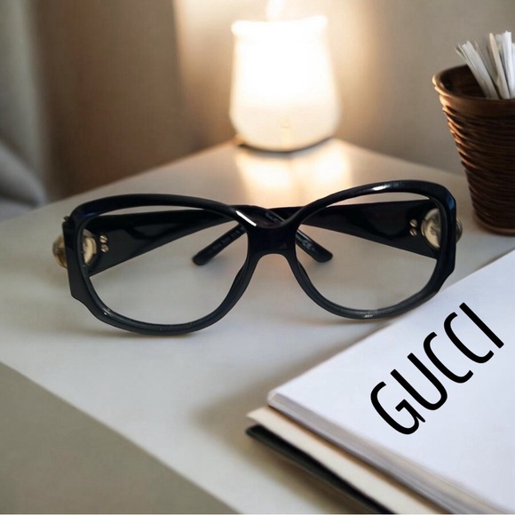 Gucci Italy GG3104/S 807LF Black Sunglasses FRAME ONLY - Picture 1 of 11